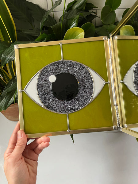 Oversized WINKS Hinged Eye Mirror